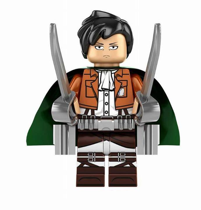 مینی فیگور لگویی «لیوای آکرمن» Kopf Minifigures Attack Of Titan Lilwell Levi Ackerman KF1820